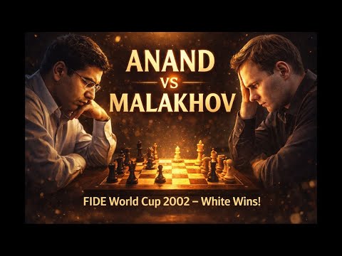 Brilliant Victory! Viswanathan Anand vs Vladimir Malakhov — FIDE World Cup QF 2002