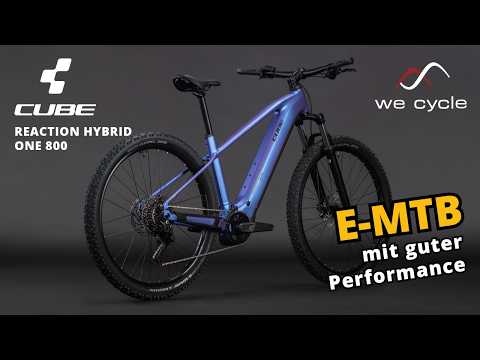 CUBE Reaction Hybrid ONE 800 2026 – Versatile e-mountain bike hardtail for trail & tour