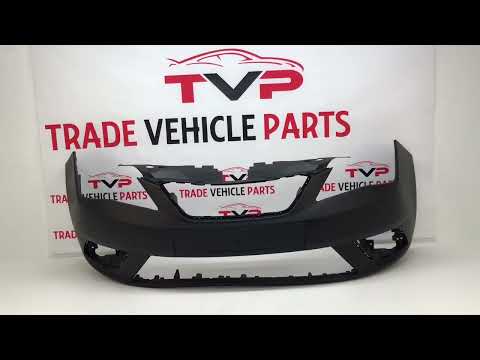 Fits Seat Ibiza 2012-2015 Front Bumper Primed With Spoiler No Sensor / Washer Holes video