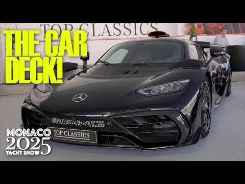 The Car Deck 2025! | Monaco Yacht Show 2025