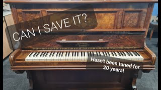 I save this old out of tune upright piano from being thrown away