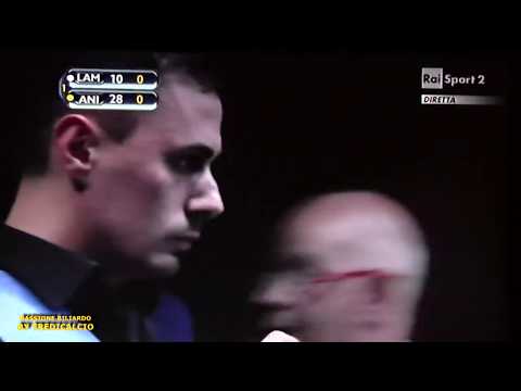 ANIELLO vs LA MANNA - 4°D.F. 16°CAMPIONATO ITALIANO BILIARDO 2015 SAINT VINCENT