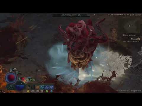 Diablo 4 Sorceress Hydra Build : Lilith's Lament Act 1 Final Boss take down Solo !