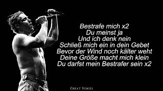 Bestrafe Mich - RAMMSTEIN (Isolated Vocals + Lyrics)