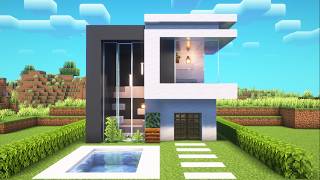 Minecraft: How to Build a Modern House Tutorial #62