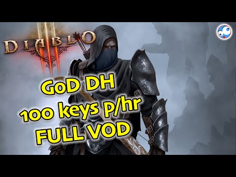 100 keys + per hours Gears of Dreadlands Demon Hunter (T16 Full VOD) Diablo 3 Season 25