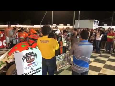 Brady Bacon USAC win at Port Royal