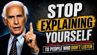 Stop Explaining Yourself to People Who Don't Listen | Jim Rohn Motivation