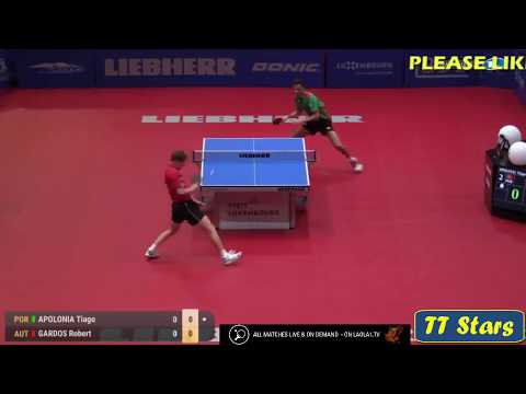 Tiago Apolonia vs Robert Gardos (ETTC 2017) OMG WHAT A GAME !!