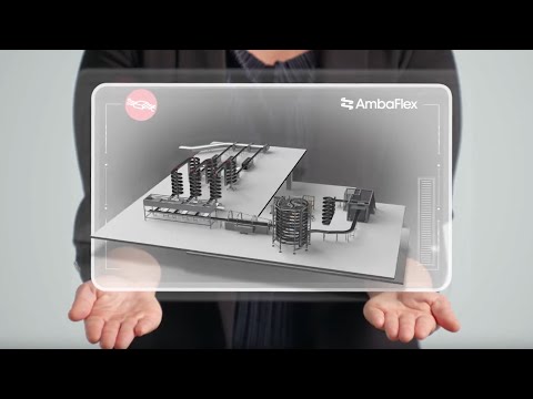 SpiralVeyor SVs - Convoyeur hélicoïdal compact à tapis étroit pour petits packs et liquides_5