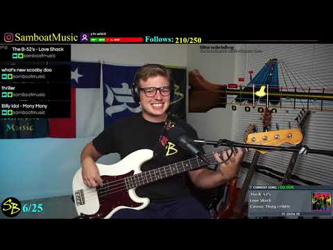 The B 52's - Love Shack (Rocksmith Bass Cover 100%)