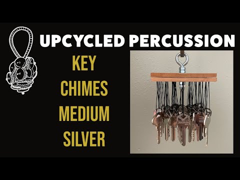 Upcycled Percussion - Key Chimes - Medium - Silver Keys image 8