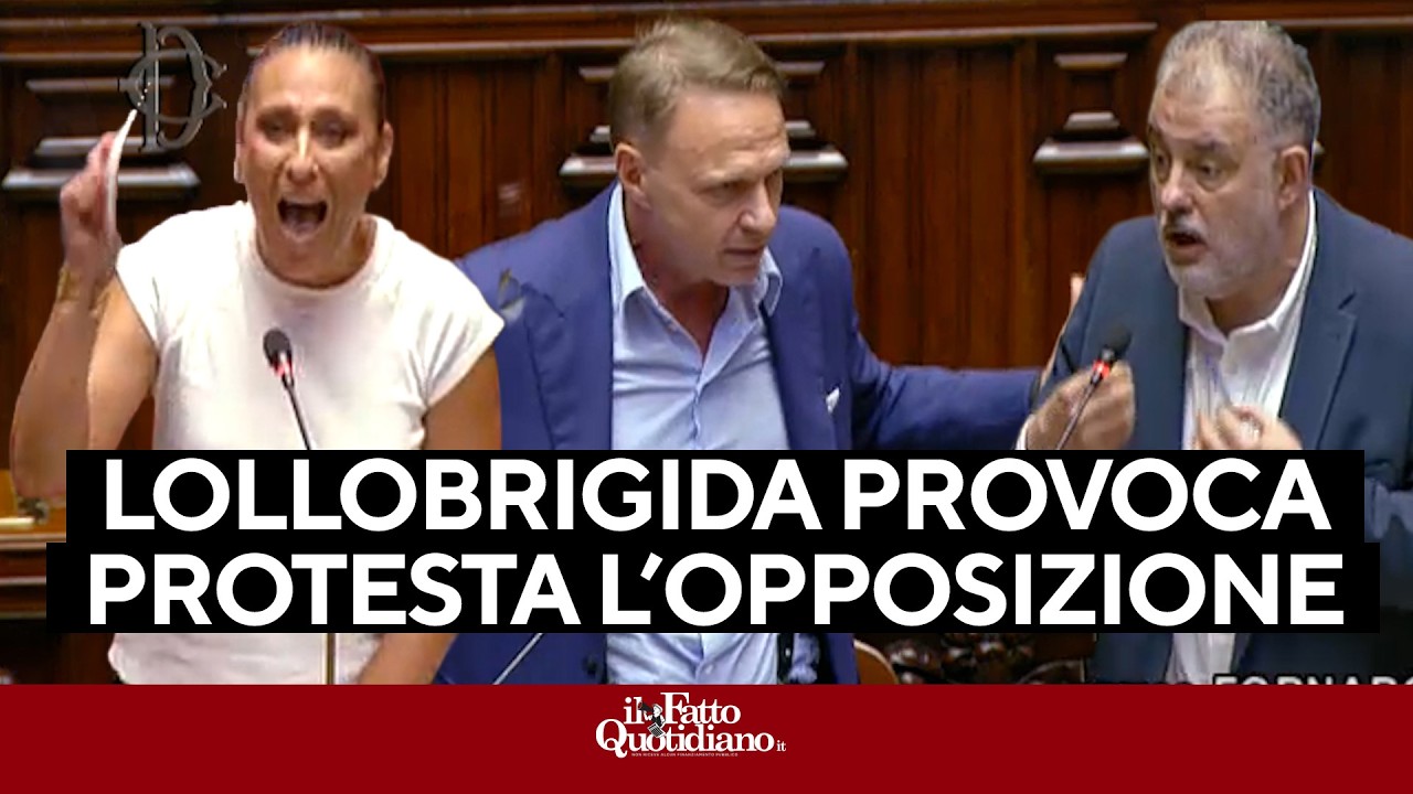 Lollobrigida provoca, l'opposizione si scatena. Bagarre in Aula e FdI salta di palo in frasca