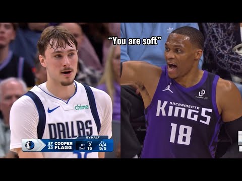 Cooper Flagg vs. Russell Westbrook BATTLE Was Epic… 