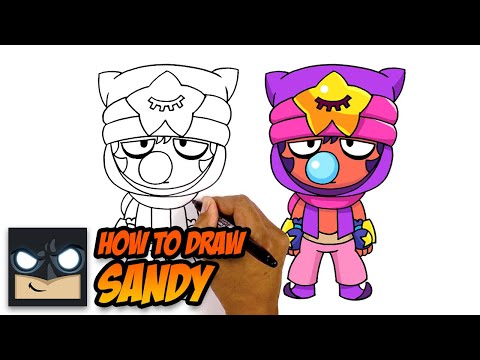 How to Draw Brawl Stars | Sandy