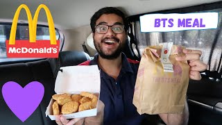 THE BTS MEAL MCDONALD'S IN INDIA💜🍟