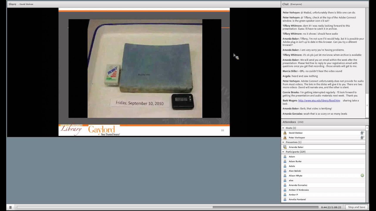 Planning for Disaster: A Webinar