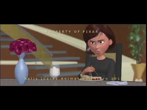 |The Incredibles| Helen Parr/Elastigirl Test Animation with Sound Part 4