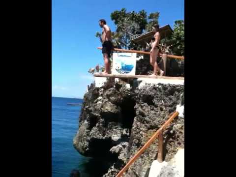 Chloe Cliff Jumping!!!