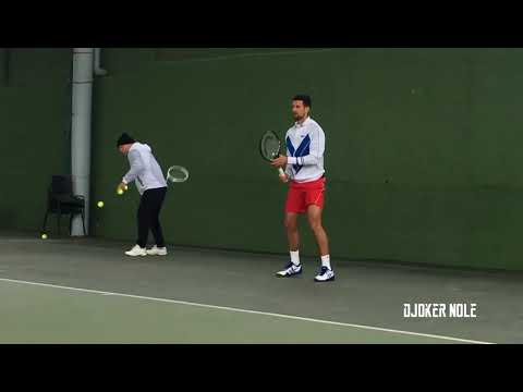 Novak Djokovic Practice with Marian Vajda - Spain 2021(HD)