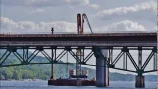 preview picture of video 'Great Sacandaga Lake Bridge Construction 2012'