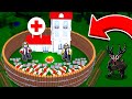 Building A HOSPITAL In 99 Nights In The Forest