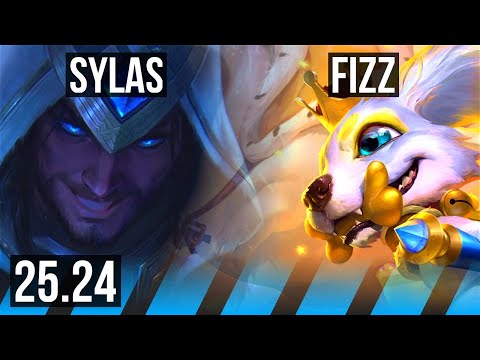 SYLAS vs FIZZ (MID) | EUW Grandmaster | 25.24