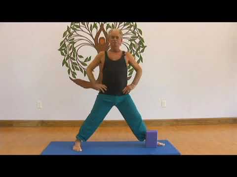 Yoga Right Triangle Pose
