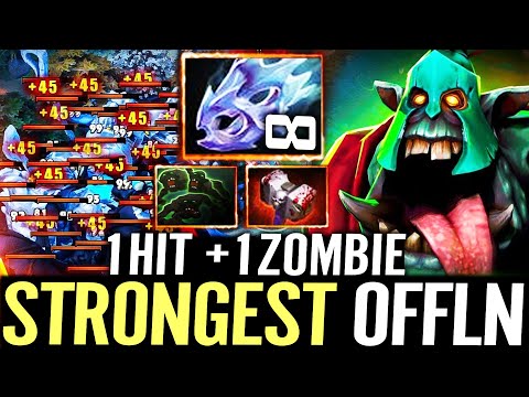 🔥 Moonshard + Basher Undying 100% Strongest OFFLANE — Shard 1HIT +1 ZOMBIE Cancer Hero Dota 2 Pro