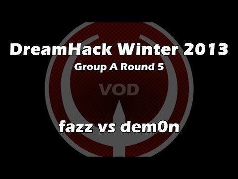 fazz vs dem0n - DreamHack Winter 2013 Group A Round 5 (Quake Live VOD)