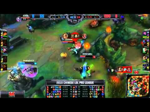 Snakes Krystal Lucian VS EDG Deft Corki Game 1 Highlights   2015 Spring LPL W7D3   YouTube