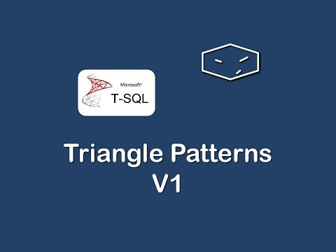 triangle patterns v1 in t sql