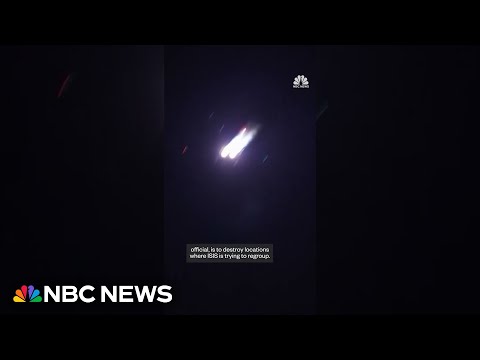 Video released of strikes on ISIS in Syria