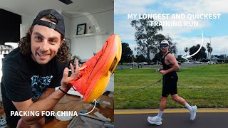 My longest training run | 6 weeks out | Off to China!!