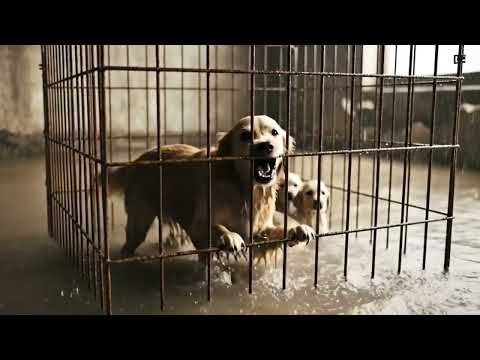 Mother Dog & Puppies Locked in Cage During Flood — The Ending Will Leave You Speechless