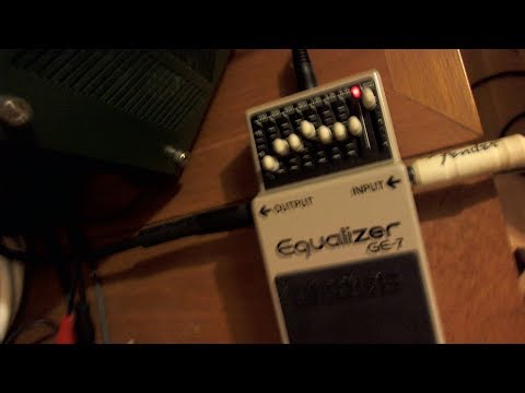 Boss GE-7 Equalizer into Yamaha THR 10x Demo