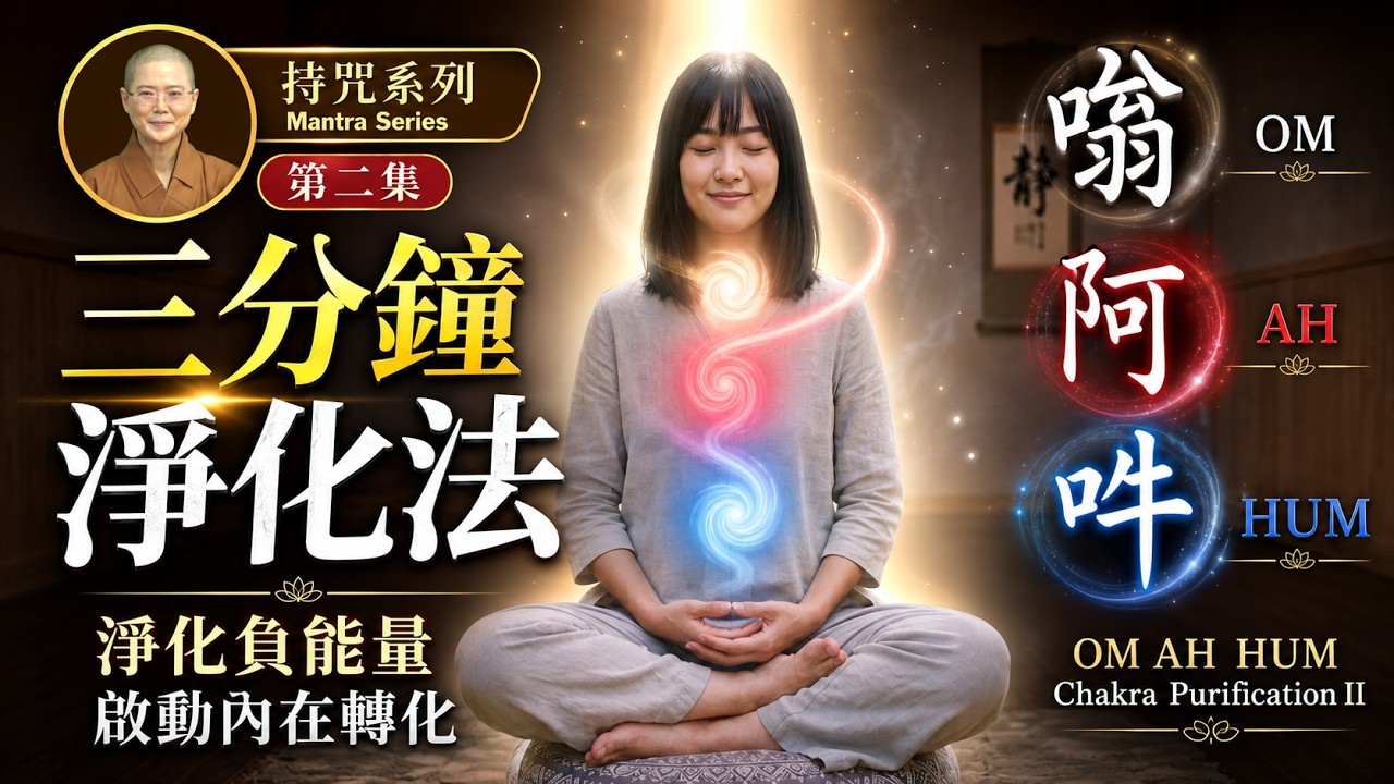 能量結界 Energy Shield【嗡阿吽觀修法第二集】諸事不順、心情低落？3分鐘，教你快速轉化負能量為正磁場！Ven. Master Miao Jing 加拿大🇨🇦大悲菩提寺住持妙淨法師
