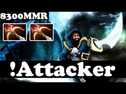 The Best Kunkka in the world !Attacker 8300 MMR vol 76 - Ranked Match - Dota 2