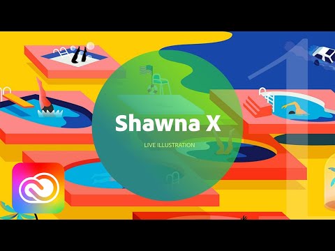 Live Illustration with Shawna X 3/3 | Adobe Creative Cloud