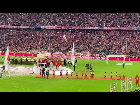 FC Bayern München - Deutscher Meister 2022 !!! Meisterfeier LIVE aus der Allianz Arena | 08.05.2022