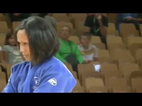 Judoka Joana Ramos is happy with her victory