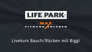 Livekurs Bauch/Rücken mit Biggi (vom 28.5.2020)