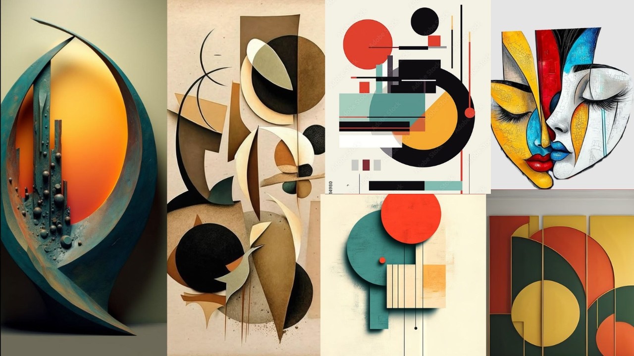 ABSTRACT GEOMETRIC WALL ART