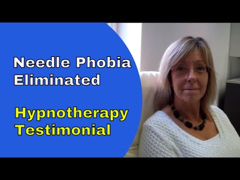 Needle phobia hypnotherapy helps Heather