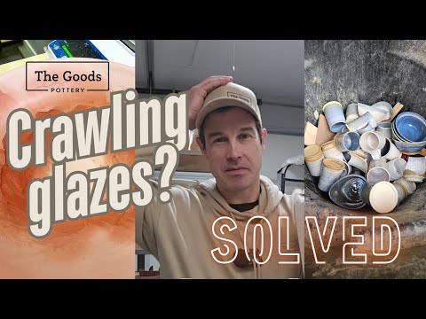 No more trash! Crawling glazes solved