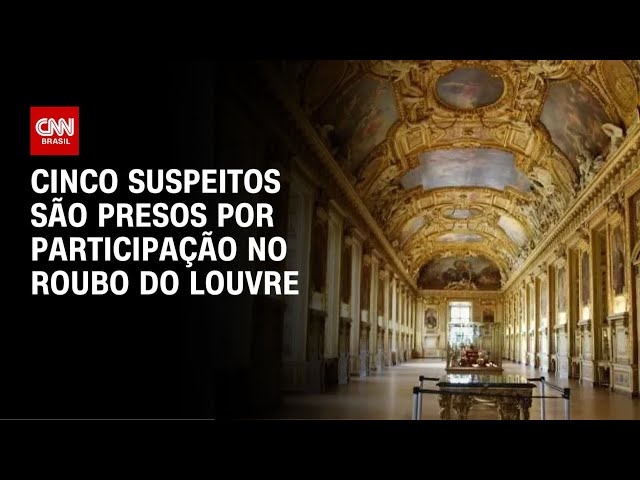 Cinco suspeitos ligados ao roubo do Louvre são presos | CNN 360º