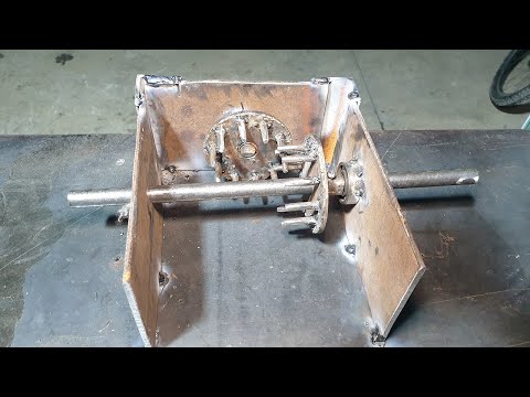 DIY!!  How To Make Bevel Gear By Hand, Differential Gear Gearbox Homemade Invention #2