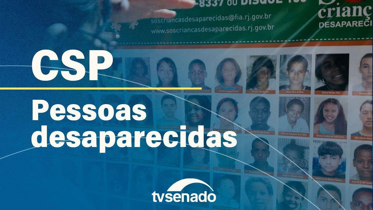Comissão de Segurança Pública debate assistência a famílias de desaparecidos – 31/10/24