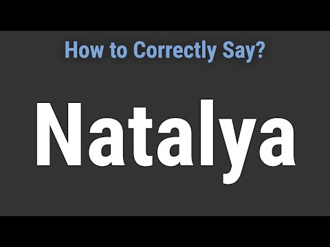 How to Pronounce Name Natalya (Correctly!)