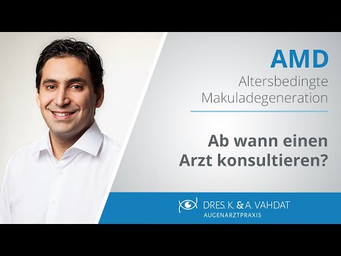 Altersbedingte Makuladegeneration (AMD): ab wann sollte ich einen Arzt konsultieren?